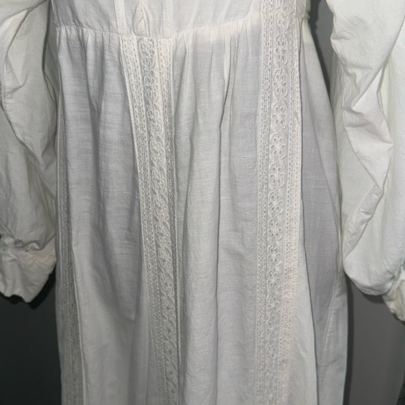 Sing & Smile Vintage 100% Cotton Maxi Dress SZ Medium - Picture 4 of 15